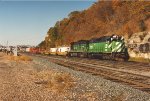 Eastbound stack train